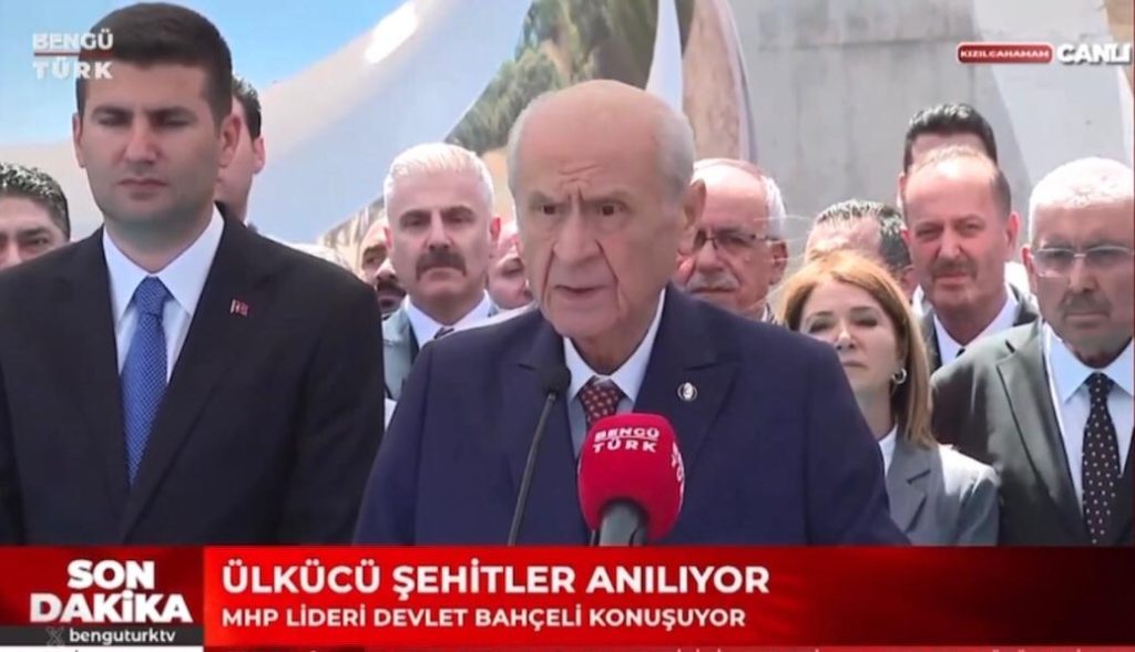 Genel Başkanımız Sayın Devlet BAHÇELİ: Ülkücü şehitler fedakarlık nişanesi, kahramanlık timsalidir